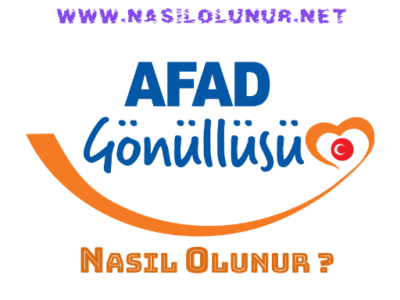 AFAD Gönüllüsü Nasıl Olunur ?