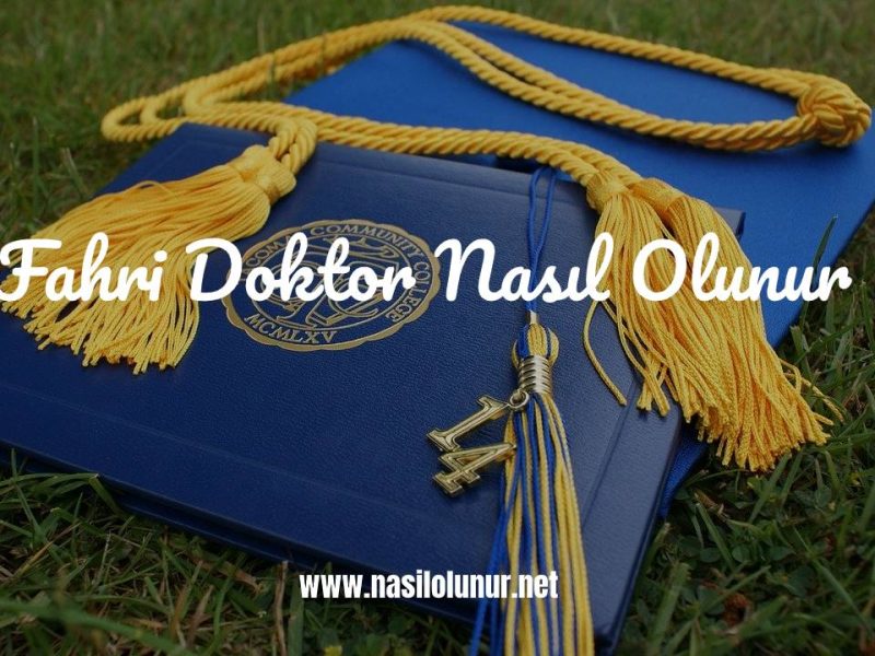 Fahri Doktor Nasıl Olunur ?
