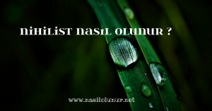 Nihilist Nasıl Olunur ?